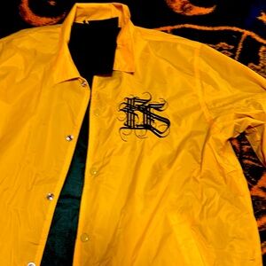 Black Scale (BLVCK SCVLE) yellow raincoat